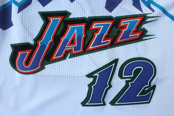 Camiseta Stockton #12 Utah Jazz Blanco - Haga un click en la imagen para cerrar
